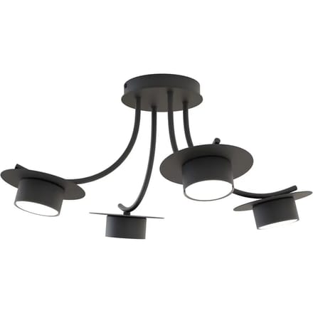 Plafondlamp met 4 lampen Emibig Lighting Enso