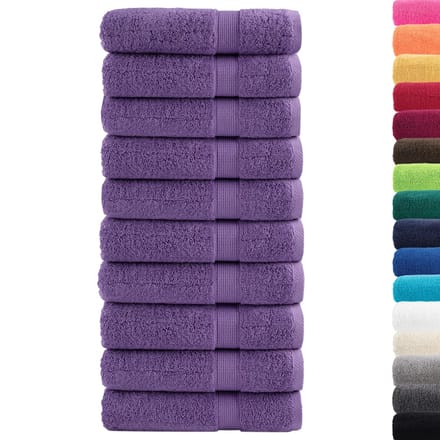 vidaXL - Badhanddoeken - SOLUND - 10 - st - 600 - g/m² - 100x150 - cm
