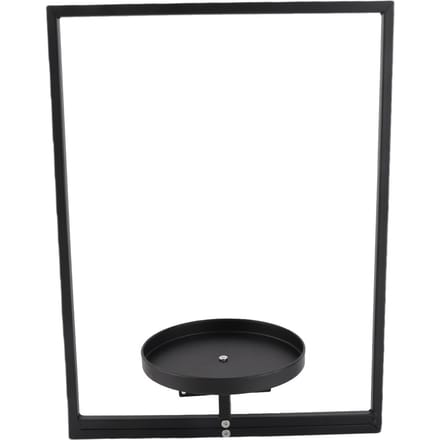 2 stuks Wandgemonteerd Bloempotrek Fotolijst Wandplanthouder Moderne Decoratieve Bloem black