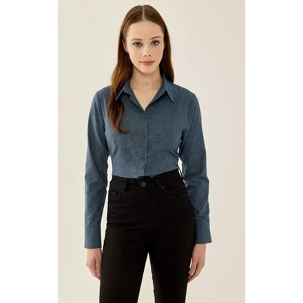 Geruite Knopsluiting Slim Fit Overhemd