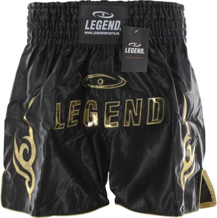 Legend Sports Logo (kick)boksshort Goud Maat Xl