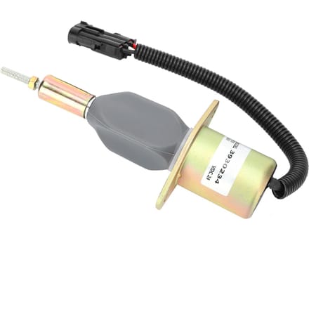 Électrovanne d'arrêt de carburant DC24V Arrêt moteur d'excavatrice Accessoires électriques d'extinction de flamme 3930234