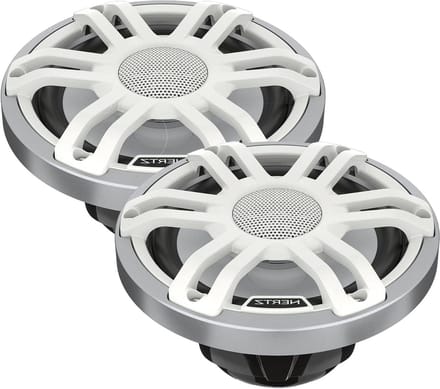Marine Coaxiale Luidsprekers - Watersport Speakers - Boot Geluid - RGB LED Verlichting - 6.5 inch - Wit