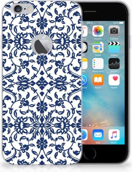 Apple iPhone 6 Plus | 6s Plus TPU Case Flower Blue