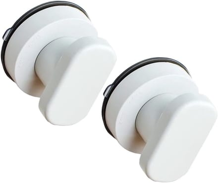 Badkamer Handgrepen - Veiligheidsbeugel - Extra Stabiliteit - Sterke Zuignap - 2 Stuks - Wit