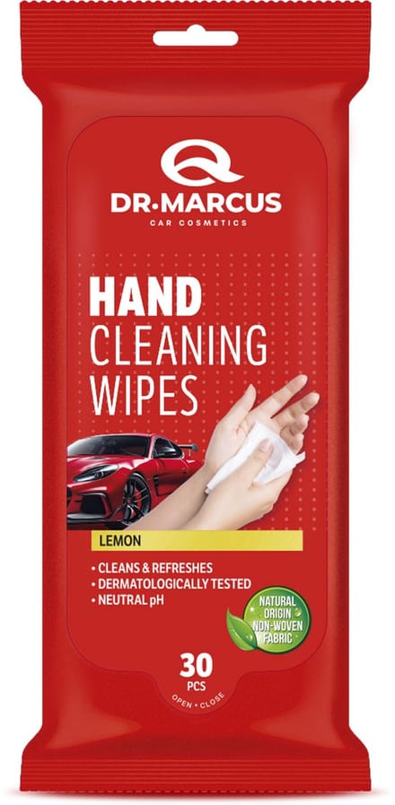 Dr.Marcus Titanium Line Hand Cleaning Wipes - Handreinigingsdoekjes - 30 stuks - Lemon