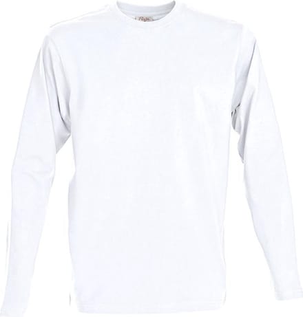 Printer HEAVY T-SHIRT L/S 2264016 - Wit - M