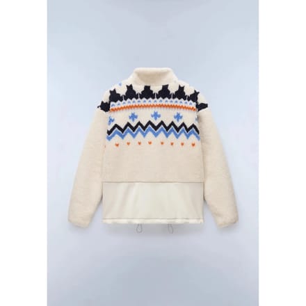 Napapijri Damen Pullover T-Ansei Fz W NP0A88VL Beige Dimity-S