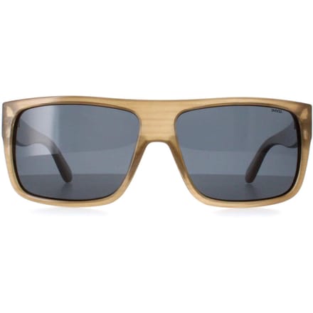 INVU Rechthoek Heren Beige Bewolkt Demi Blauw Gepolariseerd B2130