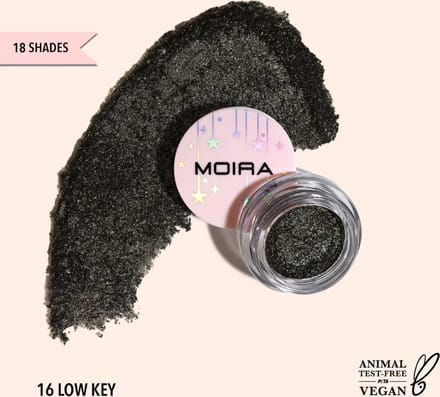 Moira Starshow Shadow Pot - 16 Low Key - VEGAN - Oogschaduw - 3 g