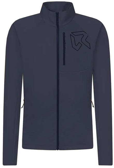 Rock Experience Arrows Mock Neck Fleece Met Volledige Rits Blauw 2XL Man
