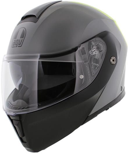 AGV Streetmodular systeemhelm Resia mat grijs zwart fluo geel