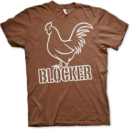 Hybris Cockblocker T-shirt bruin