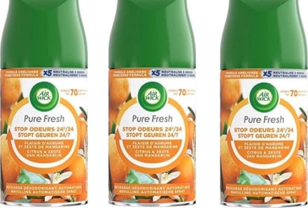 Airwick Pure Freshmatic Refill Citrus & Mandarijn - 3 x 250 ml