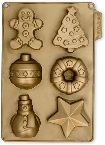 Taartvorm - Bakvorm - Kerst Gebak - Food-grade silicone - 27 x 19 cm - Niet gespecificeerd