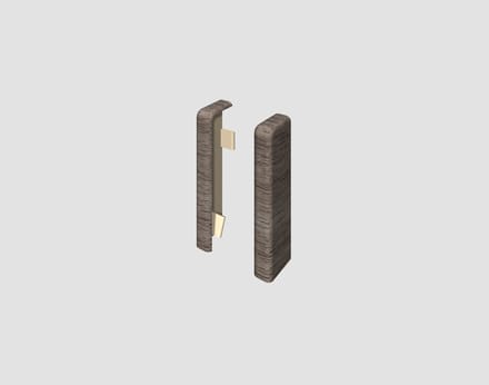EGGER eindelement voor plinten van 6 cm KUBUS Eiken antracie
