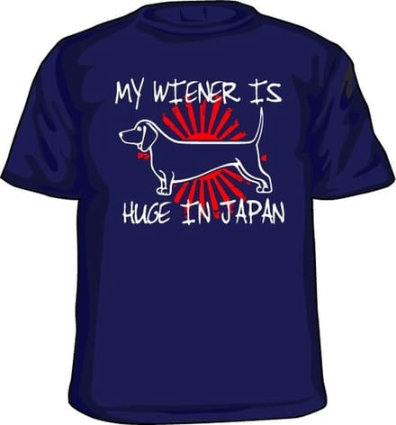 Hybris Mijn Wiener is een enorme hit in Japan! Navy