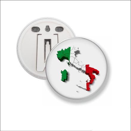 Button Met Clip - Italie