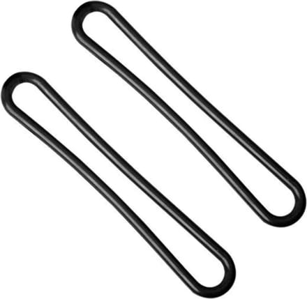 Benson Borgrubber - Spanrubber - Duurzaam - 20 cm - Zwart - Set van 2
