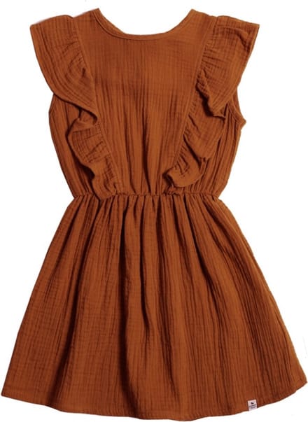 Alwero Jurk Ruffles Pompoen 92-98