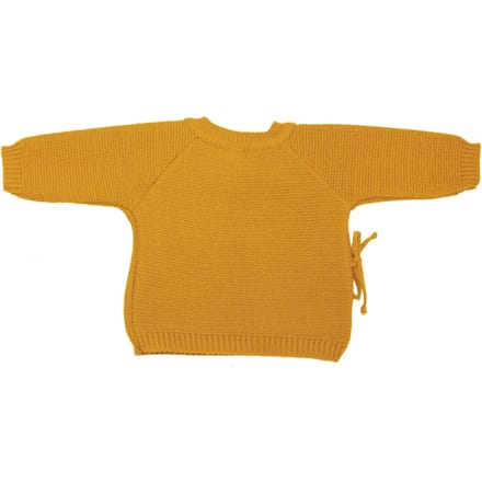 Set van babybrassière, slofjes en muts van garen Trois Kilos Sept