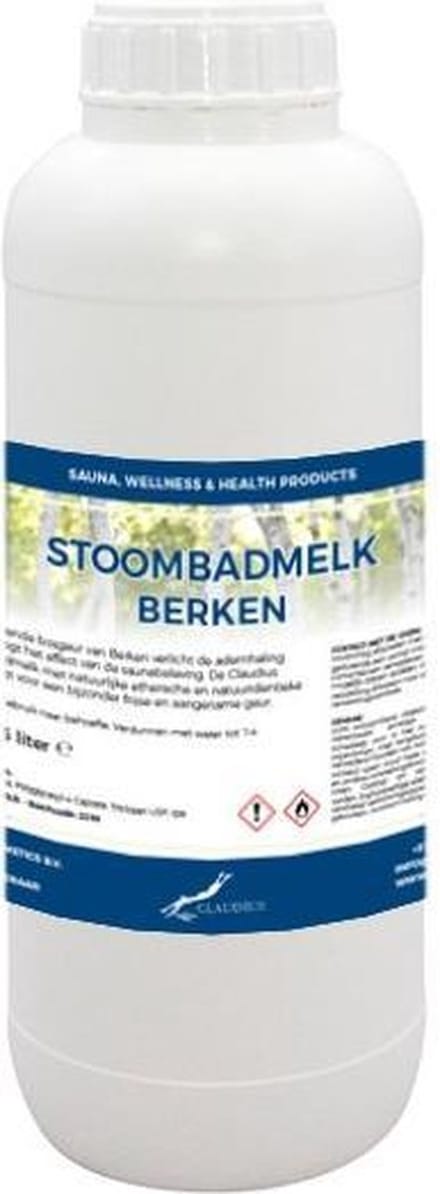 Stoombadmelk Berken 1 liter