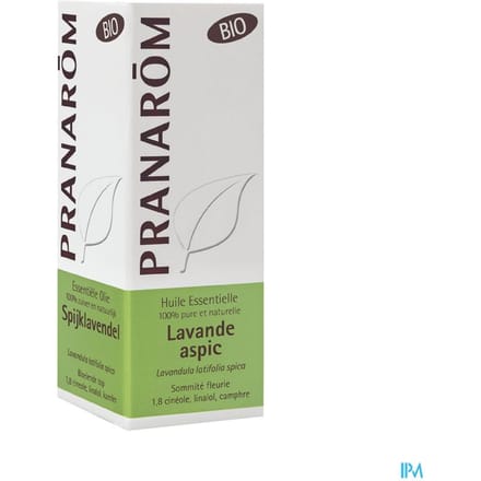 Pranarom - Lavendel Aspic etherische olie - Bio - 10 ml