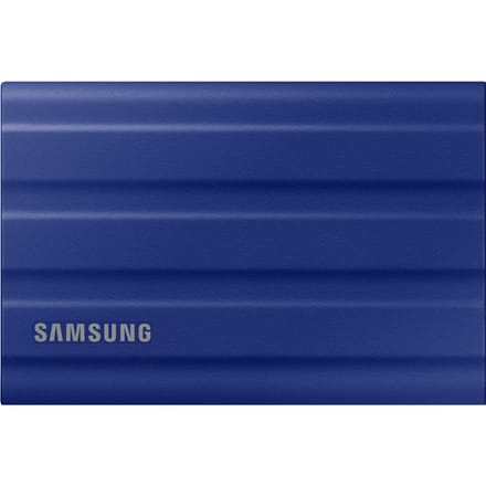 Samsung Portable T7 Shield 2 TB Externe SSD harde schijf USB-A 3.2 Gen 2 Blauw MU-PE2T0R/EU