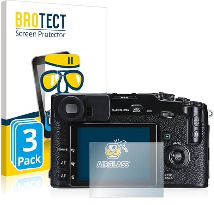 Screenprotector 3 Stuks voor Fujifilm X-Pro1 Beschermglas transparant