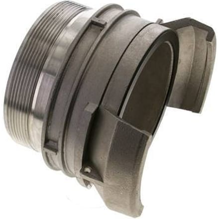 Guillemin DN 100 RVS Koppeling G 4'' Buitendraad Met Borgring