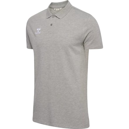 Hummel Mann Polo Regular Fit mit traditionellem Kraag Logo Stretch