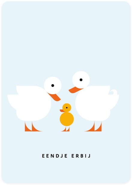 Eendje erbij - Witte Kwakertjes - Blauw