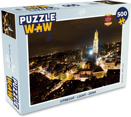 Puzzel Utrecht - Licht - Dom - Legpuzzel - Puzzel 500 stukjes