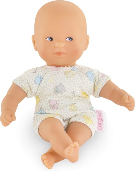 Corolle babypop Mini Calin konijn blauwe ogen 20cm - vanillegeur.