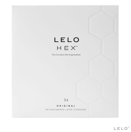 LELO HEX Original - condooms - 54 mm - 36 stuks