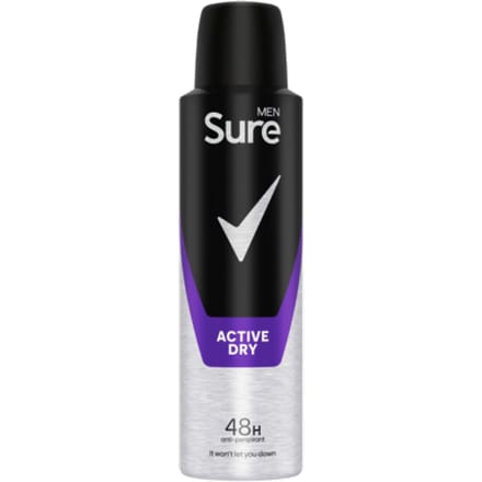 Sure Men Active Dry Spray Deo 48h - 150ml