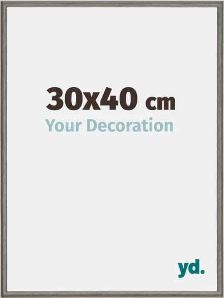 Your Decoration - Fotolijst 30x40 cm - Aluminium - Mercury Structuur - New York