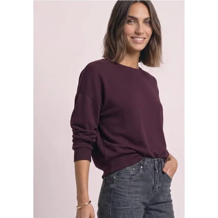 Shirt met lange mouwen en elastische zoom