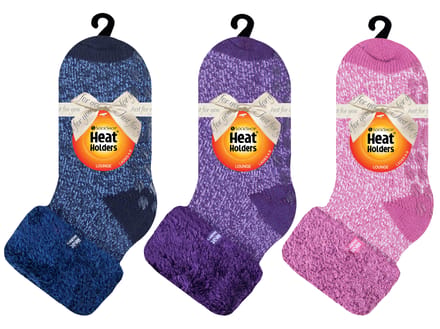 Heat Holders - Set van 3 gevoerde antislipsokken voor dames - Pack 4