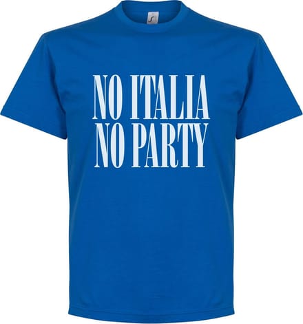 No Italia No Party T-Shirt - S