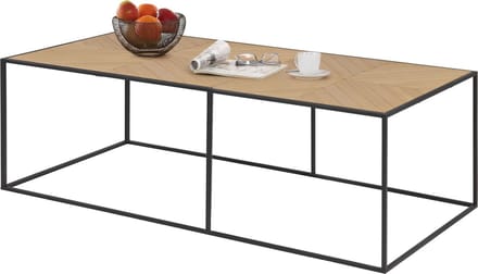 Ortiz-Salontafel - 120 cm - Natuur/Zwart