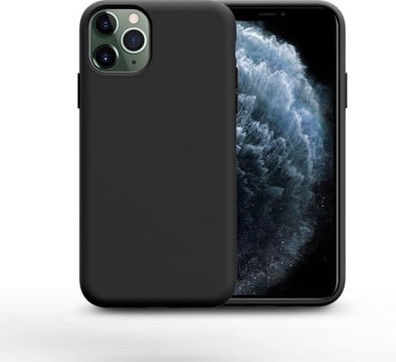 Nano Siliconen Back Hoesje Geschikt voor iPhone 11 – Zwart