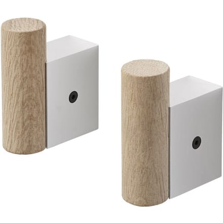 Muuto Attach Kapstokken (Set van 2) - aluminium