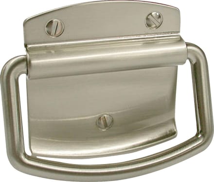 AVENUE decoration meubelgreep | model " Ceinture " | 55 x 55 mm | RVS look
