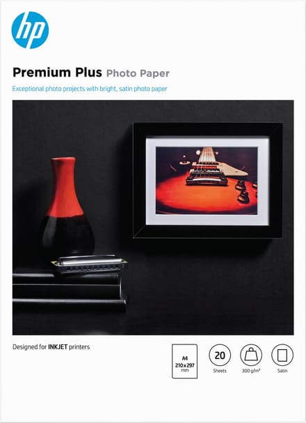 HP Premium Plus Fotopapier - A4 / Semi Gloss