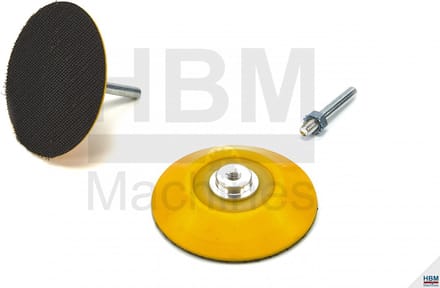 HBM 50 mm Steunschijf met 6 mm opname voor velcro schuurpads