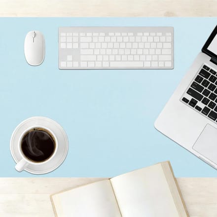 Bureau Onderlegger - Bureaumat Desk Pad - Bureau Beschermen - Waterdicht TPU Leer - 75 x 78 cm - Blauw