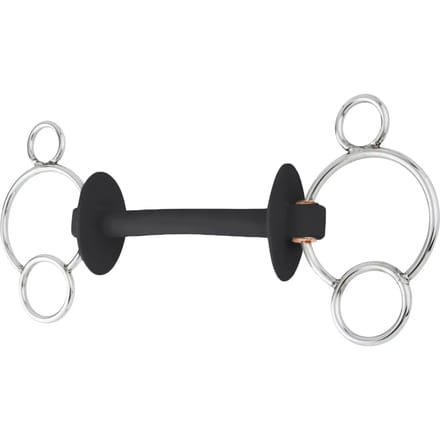 Mors 3 of 4 ringen voor extra zachte paard Beris Prime