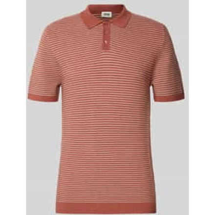 slim fit poloshirt met V-hals model 'Braian'