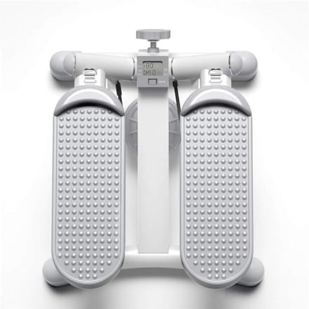 Mini Stepper - Stille Loopband - Thuis Fitness - Draaibare Computer - Compact Ontwerp - Zwart